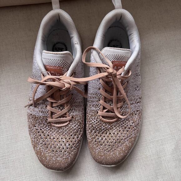 APL Women's Techloom Pro Rose Gold Ombre Running Sneakers Size 10 - Picture 5 of 11